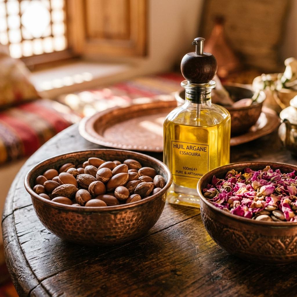Aceite de argán y rosa mosqueta