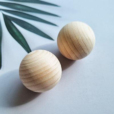 Bolas de madera para automasaje
